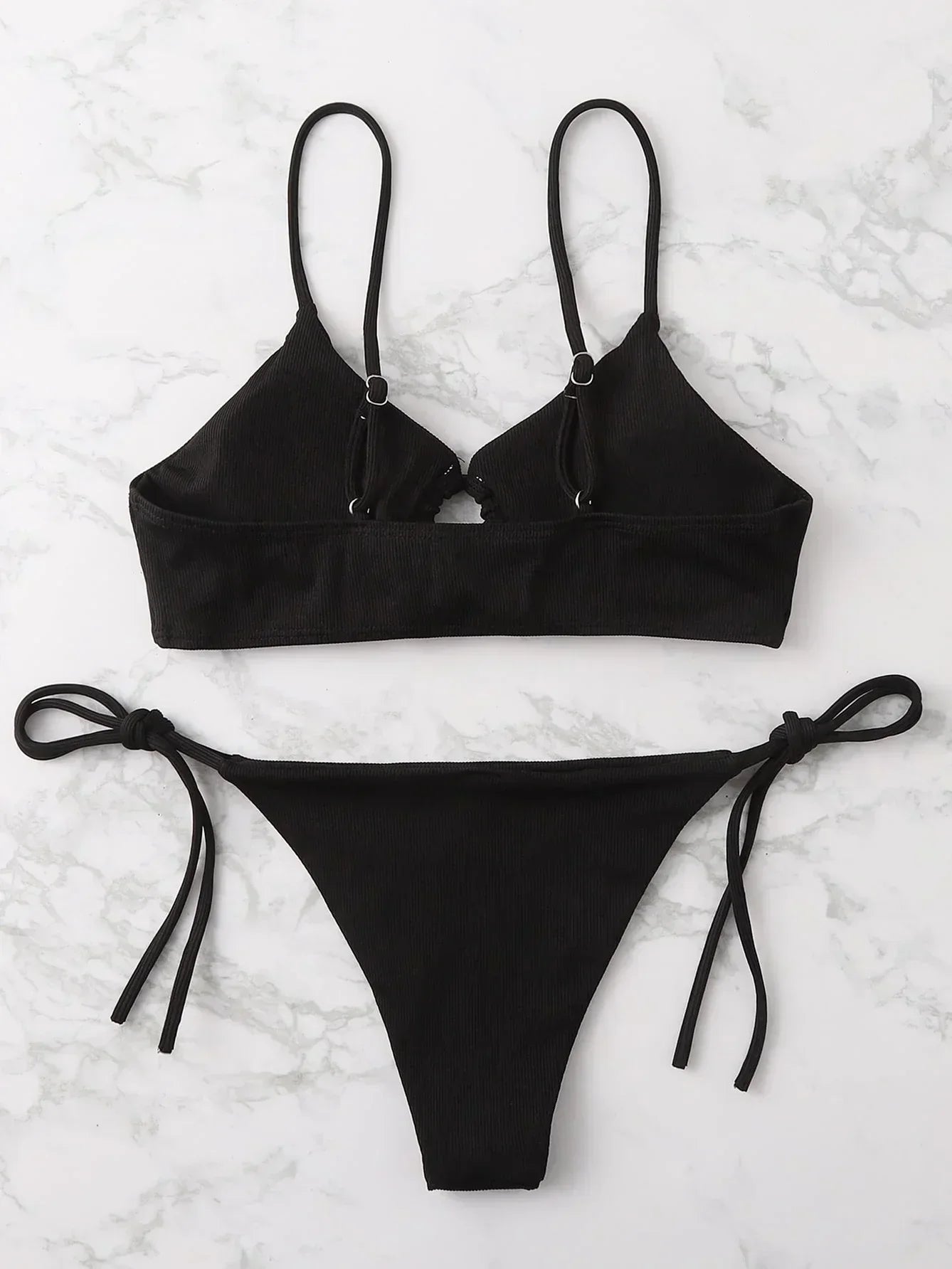 WW | Sexy Bikini Einheitlich Frauen Sommer Badebekleidung Badebekleidung Frauen Feminine Bikini Set 2 Stk Schwimmen Strandbekleidung für Badeanzug