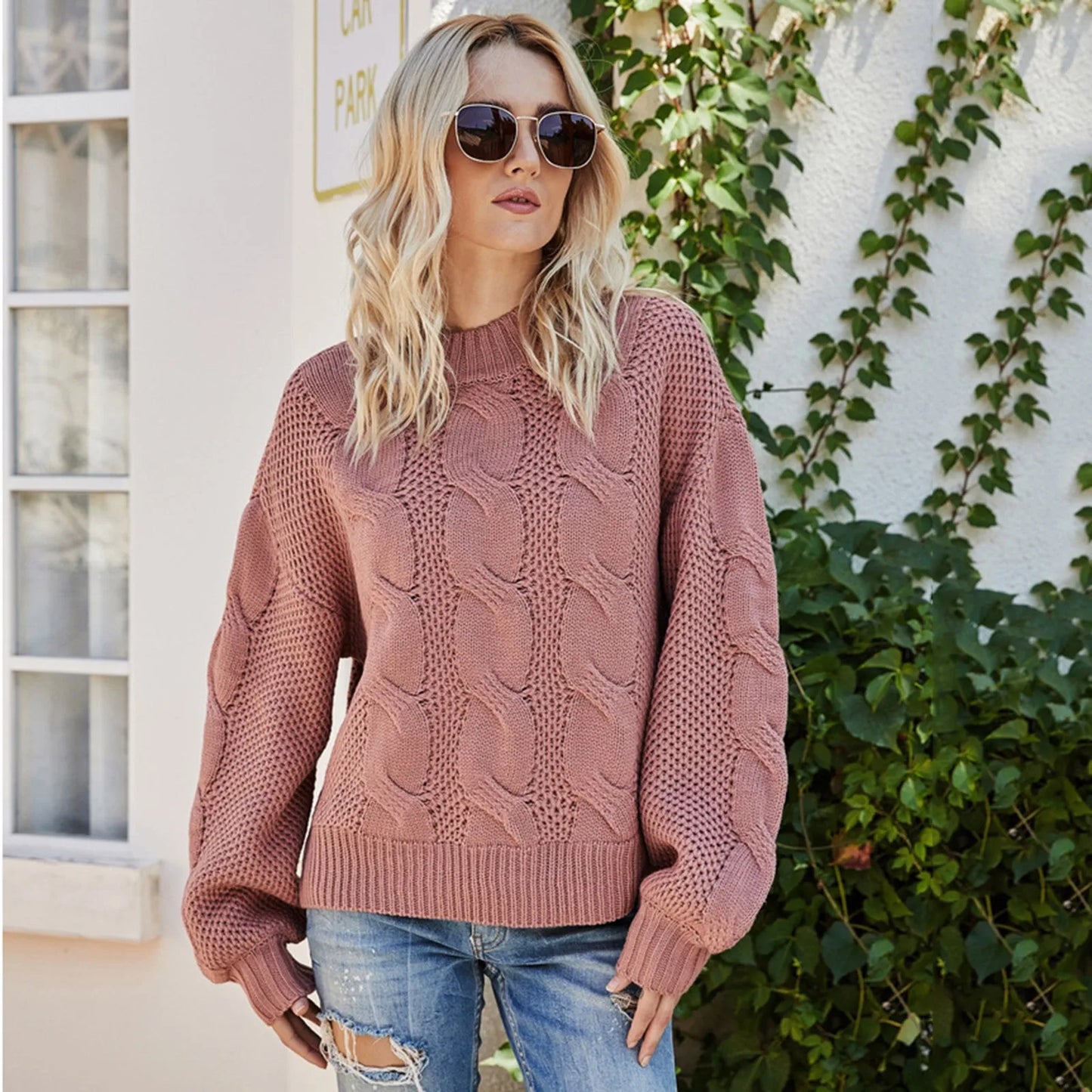 WW | Lässiger und Stilvoller Strickpullover