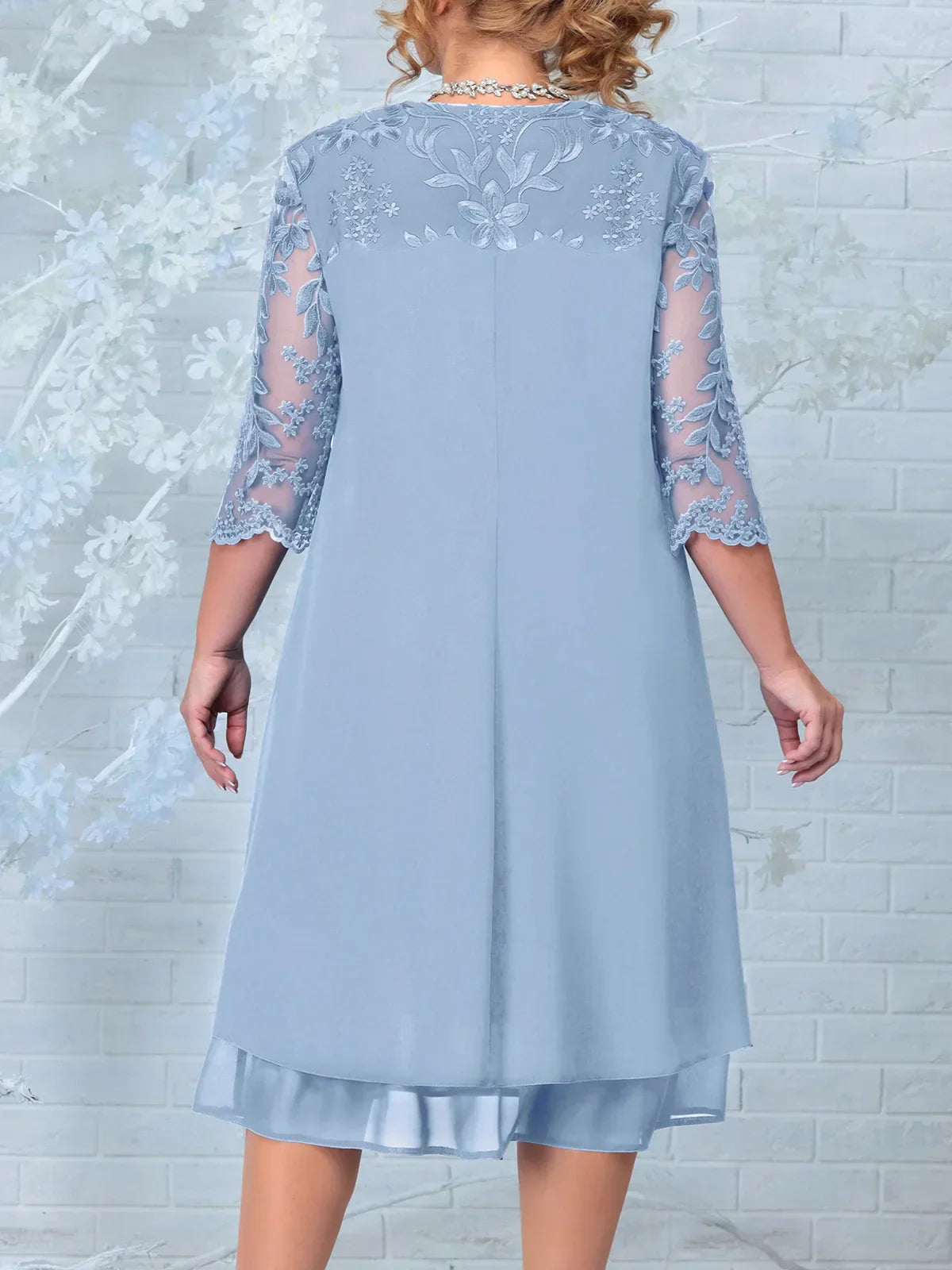 WW | Elegantes Besticktes Abendkleid für Frauen