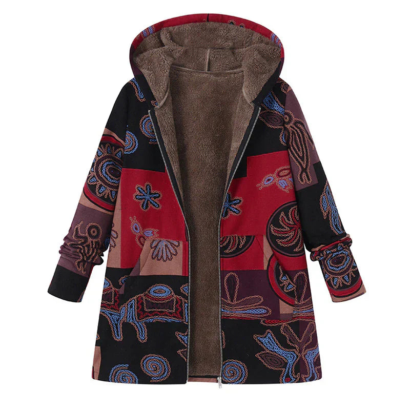 WW | Retro Style Patterned Coat