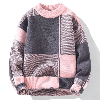 WW | Casual Plaid Men's Pullover