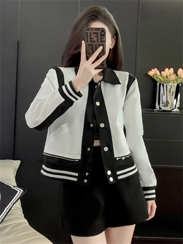 WW | Elegante Casual Varsity Jacke