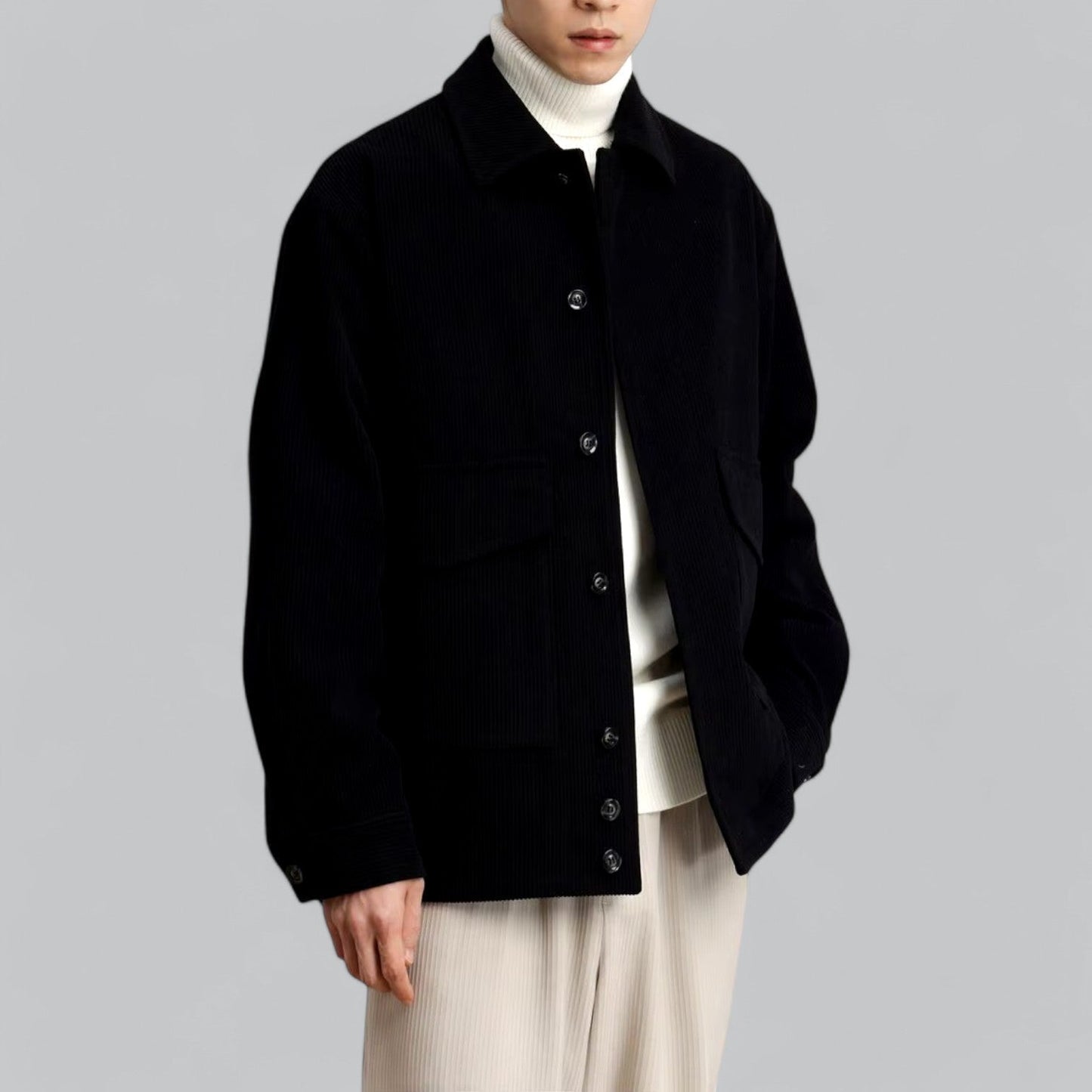 WW | Versatile Button-Closure Winter Jacket