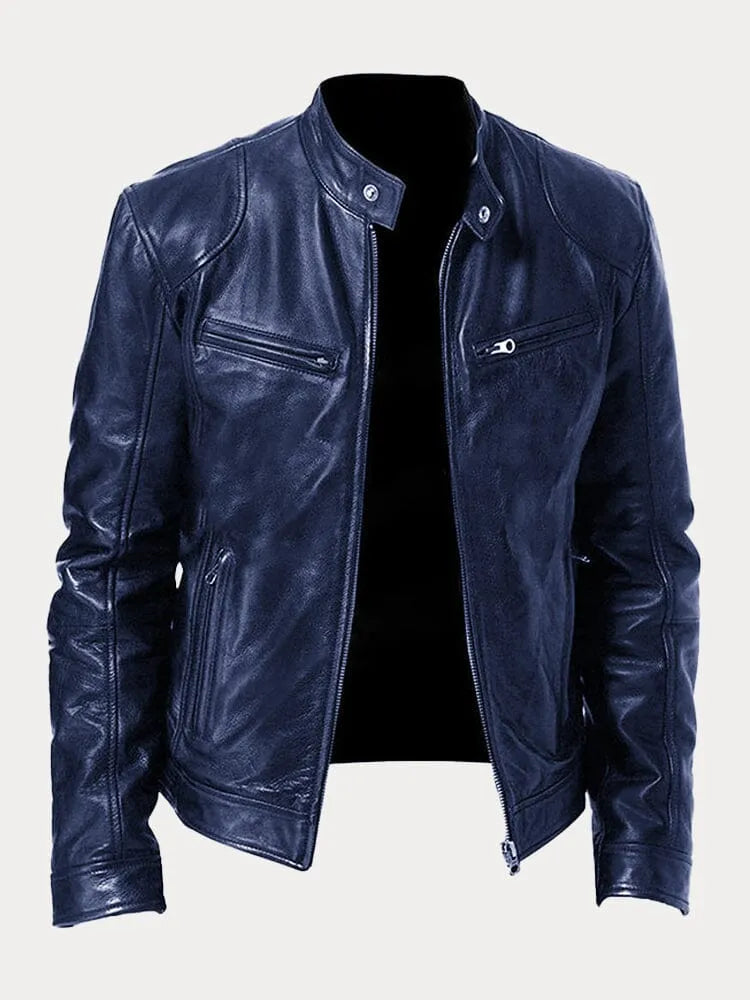 WW | Leder-Casualjacke