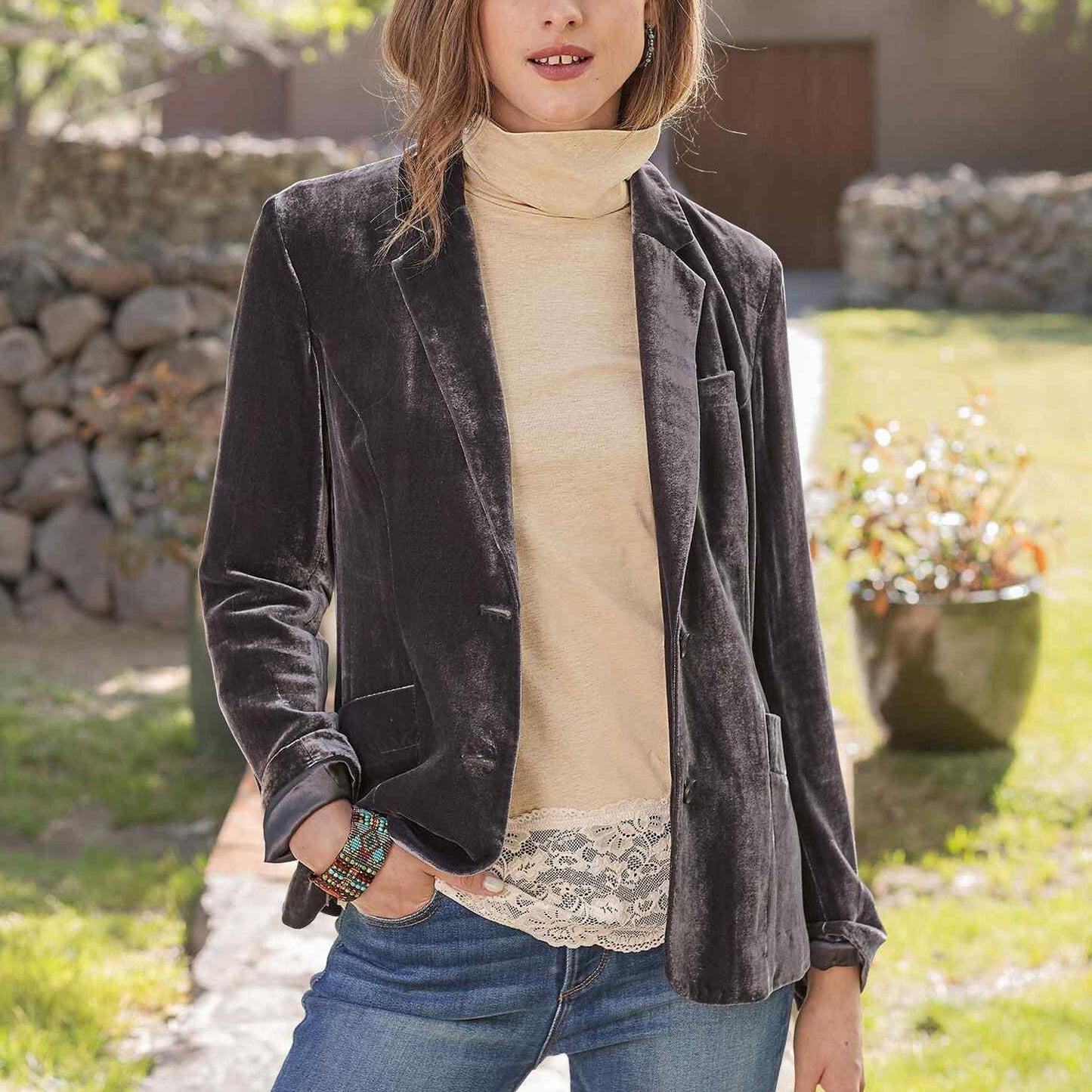 WW - Vintage mode Blazer jacke