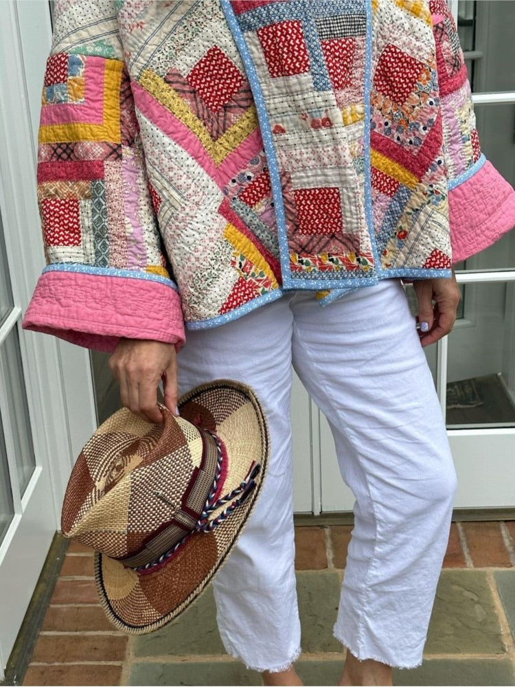 WW | Casual Patchwork Quilted Jacket