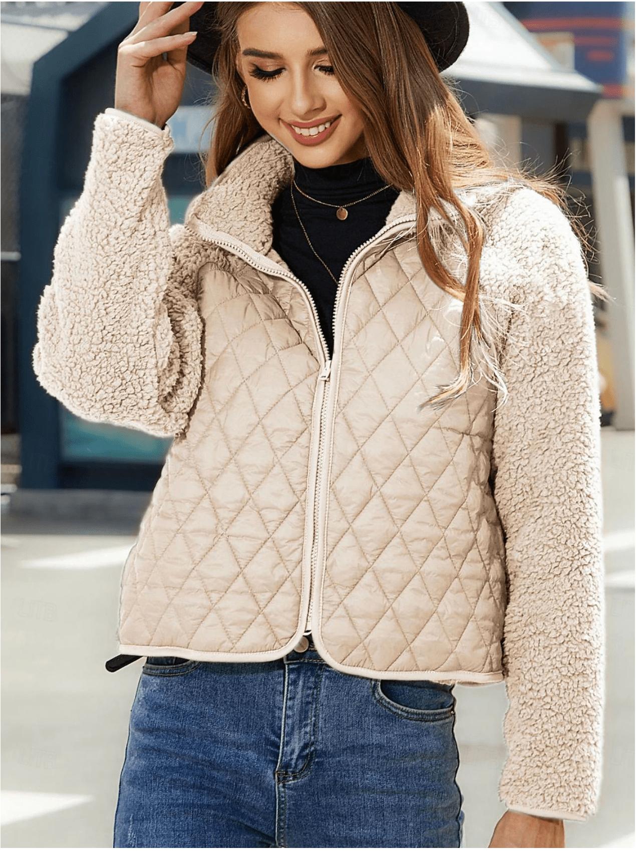 WW | Sherpa Jacke - Dual-Textur-Design - Gemütlich & Stylisch
