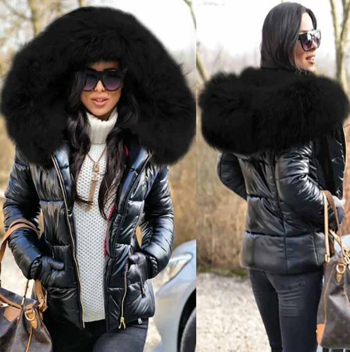 WW | elegant winter coat with faux fur