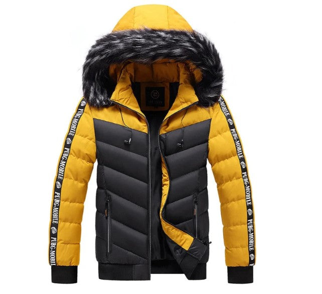 WW | men's two-tone winter jacket