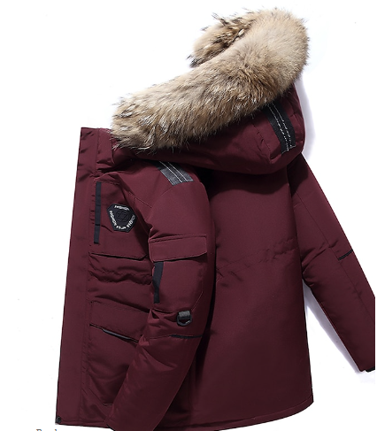 WW | Men's Winter Coat with Fur Hood