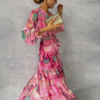 WW | Maxikleid Im Aquarell-Look, Ein Sommerlicher Traum