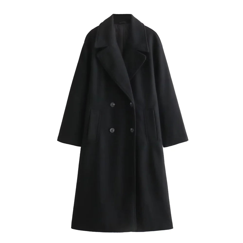 WW | Elegant Long Winter Coat for Women