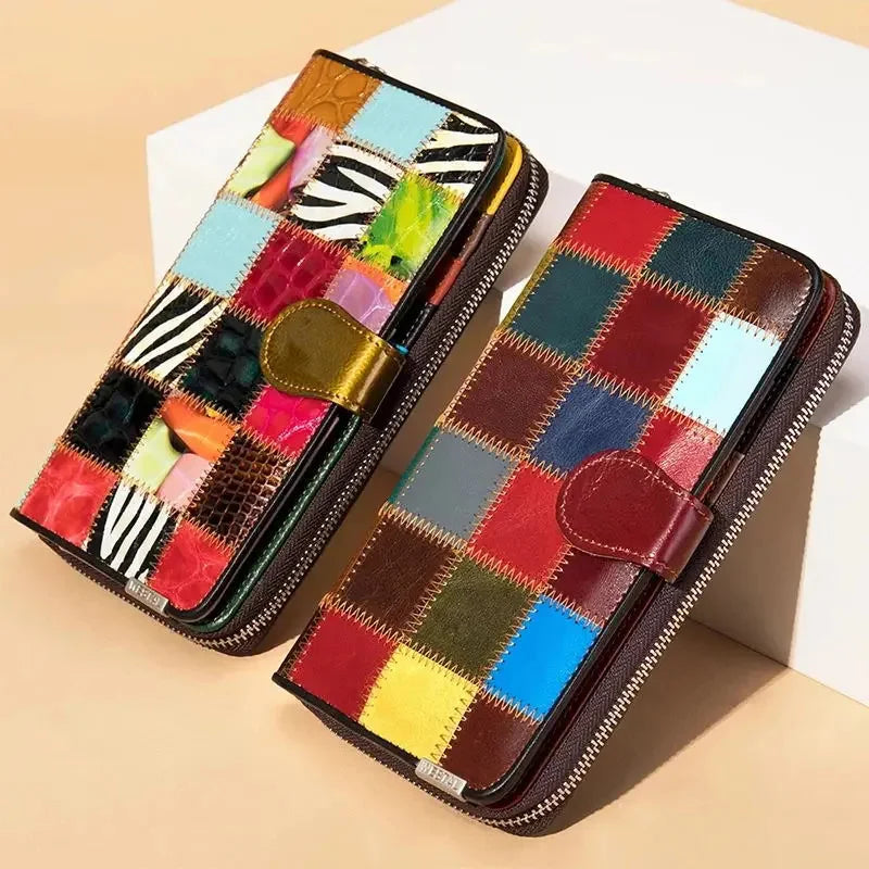 WW | Women's Long Wallet in Vintage Style