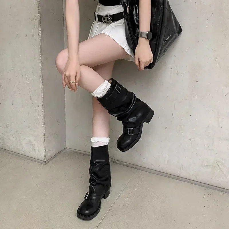 WW | Wrinkle Mid-Calf Boots