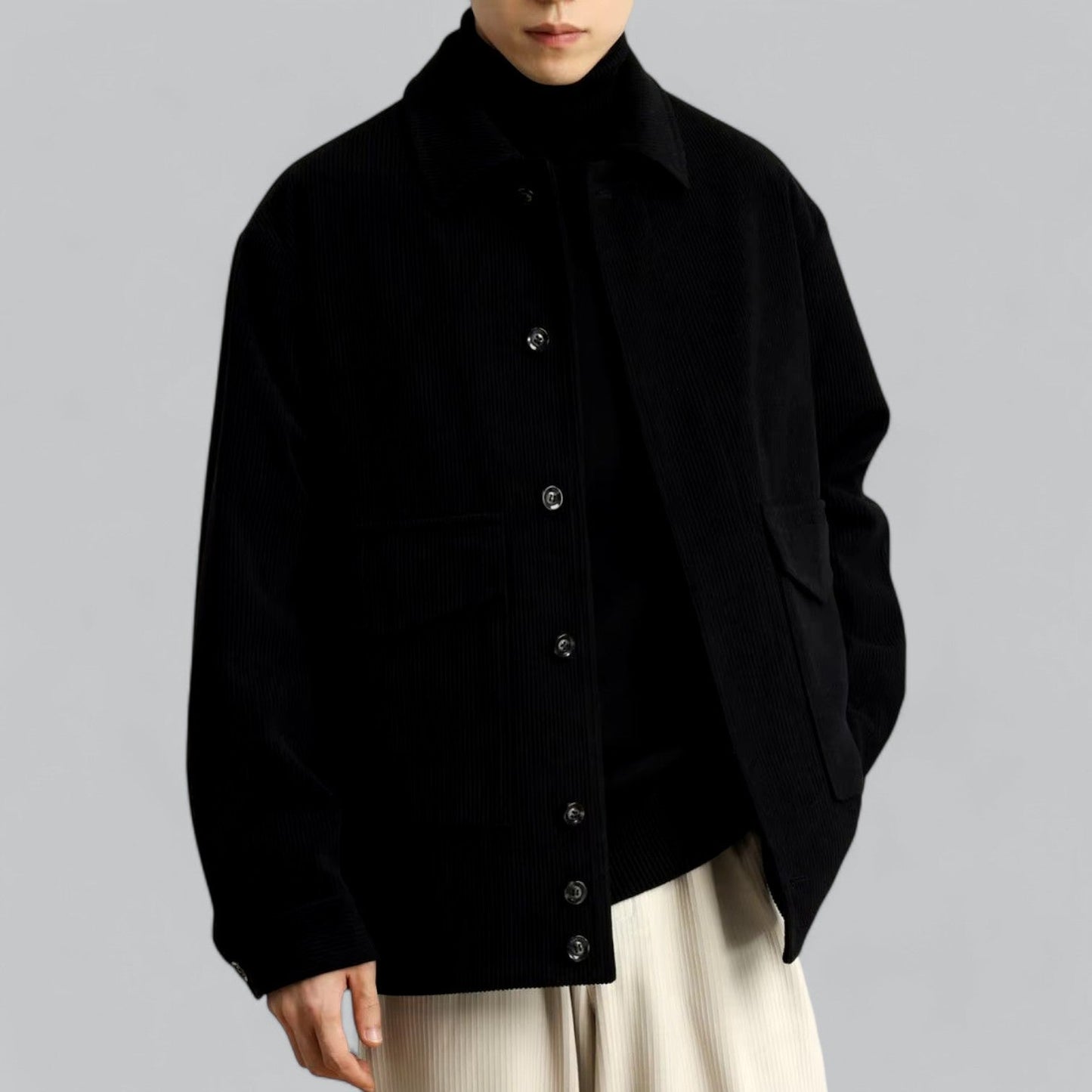 WW | Vielseitige Knopfschluss Winterjacke