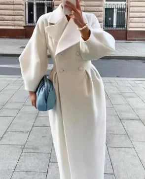 WW | elegant double-breasted winter coat