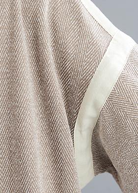 WW | Striped Tunic Coats Outfits Hooded Patchwork Coat