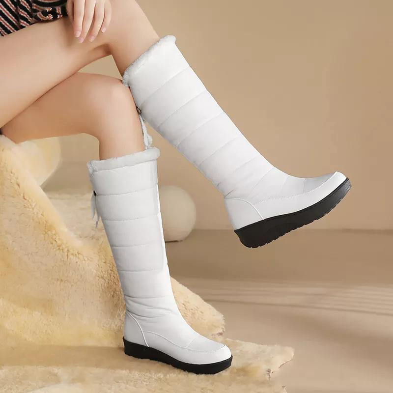 WW | Women's Knee-High Winter Boots with Warm Fur Lining