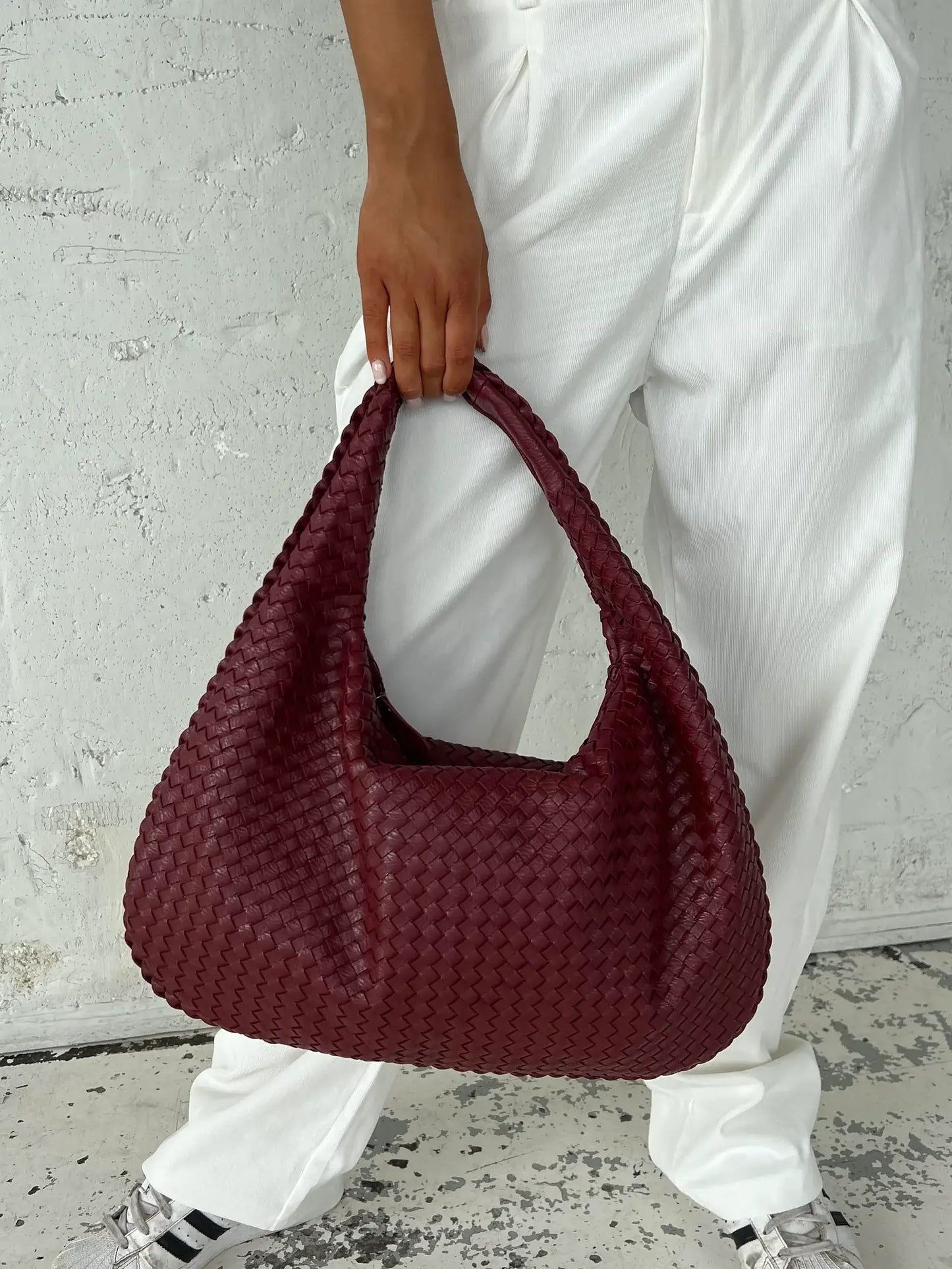 WW | Large Braided Hobo Bag