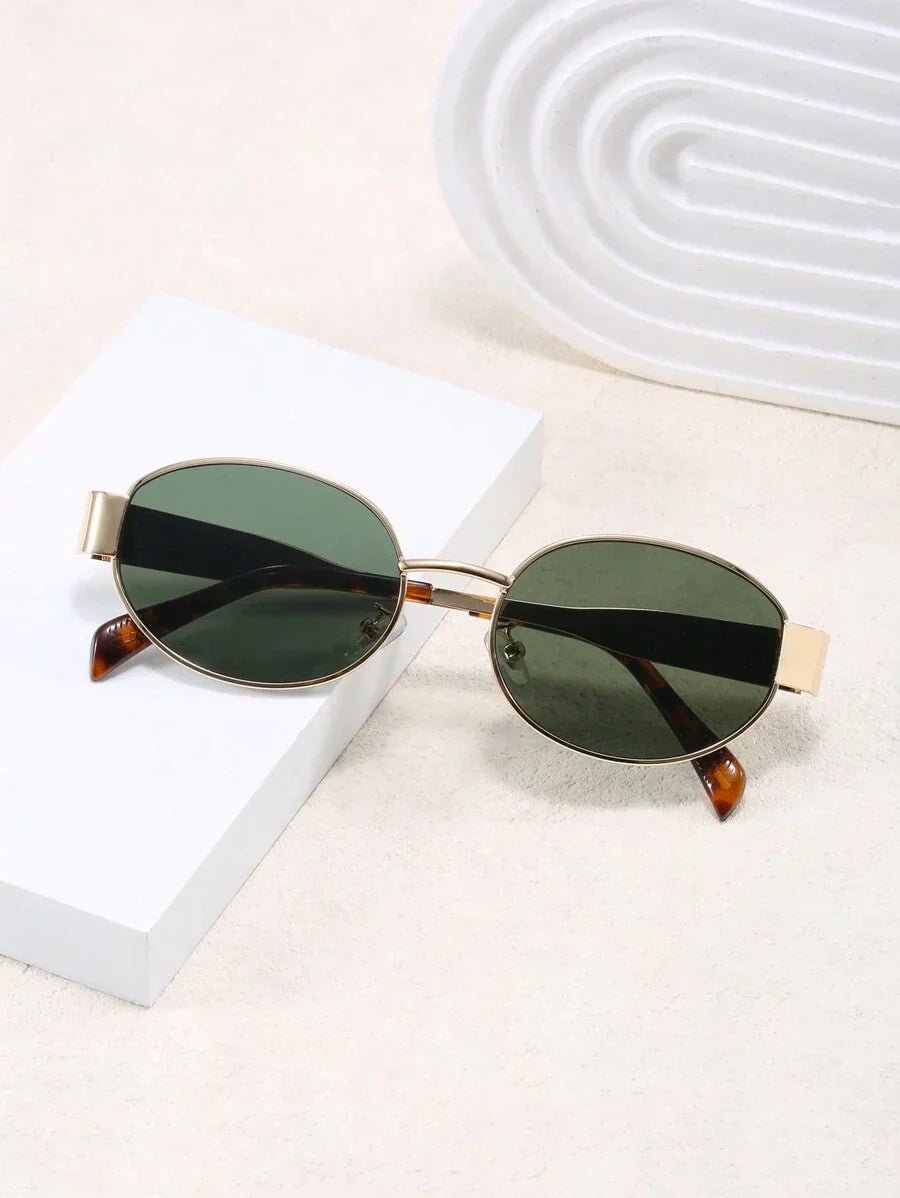 WW - Sonnebrille Damen Gold | Vintage Retro Sunglasses Women