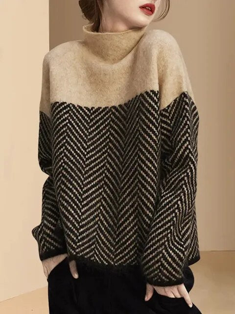 WW | Split Mid-Collar Soft Sweater