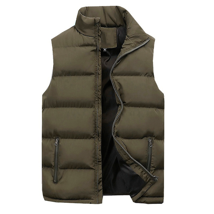 WW | Winter Vest Men - Men's Vest With Zipper