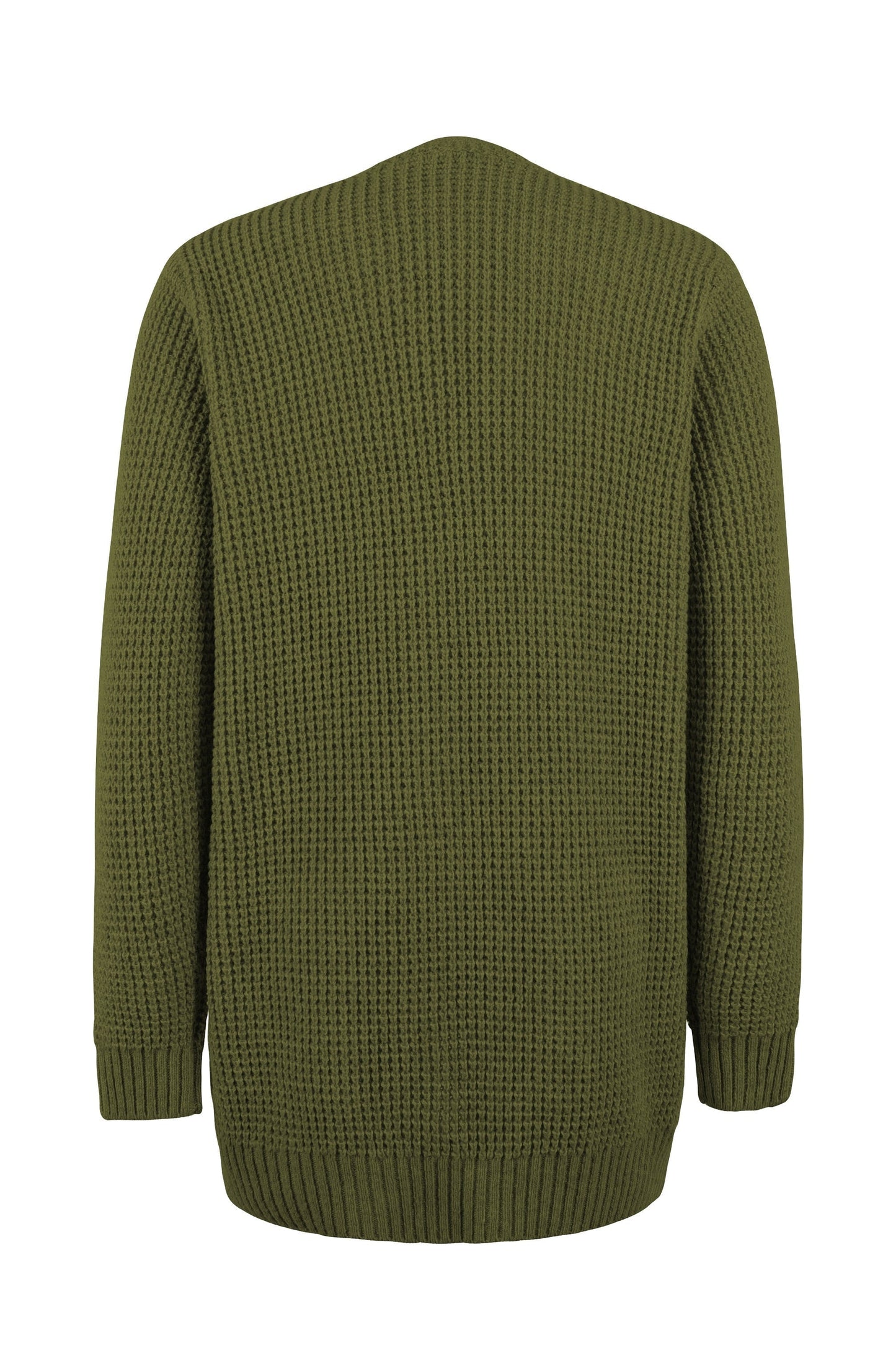 WW - Women's WW with long sleeves, open front, and pockets