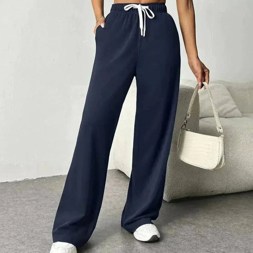WW | Stylische Jogginghose Damen mit Weitem Bein und Elastischem Bund
