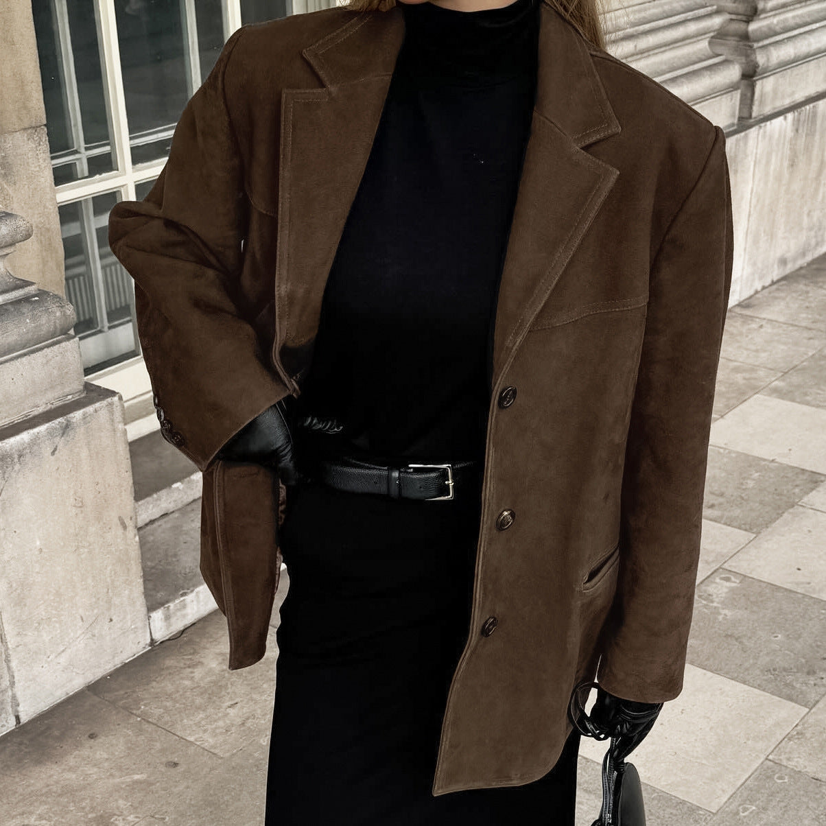 WW | Vintage Brown Plus Size Jacket Women's Jacket