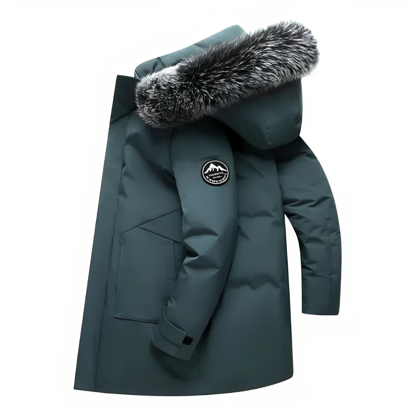 WW | Hooded Winter Jacket with Faux Fur Collar