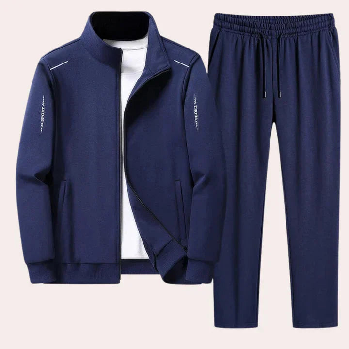 WW | Zipper Elastic Waist Jogger Set Co-Ord Set Mens