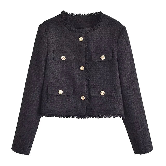 WW | Jacke Knopfverschluss Herbst Blazer Jacke Damen Jacke