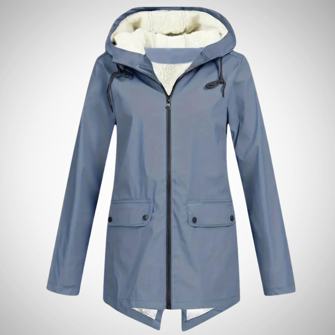 WW | Fleece Gefütterter Regenmantel Für Frauen