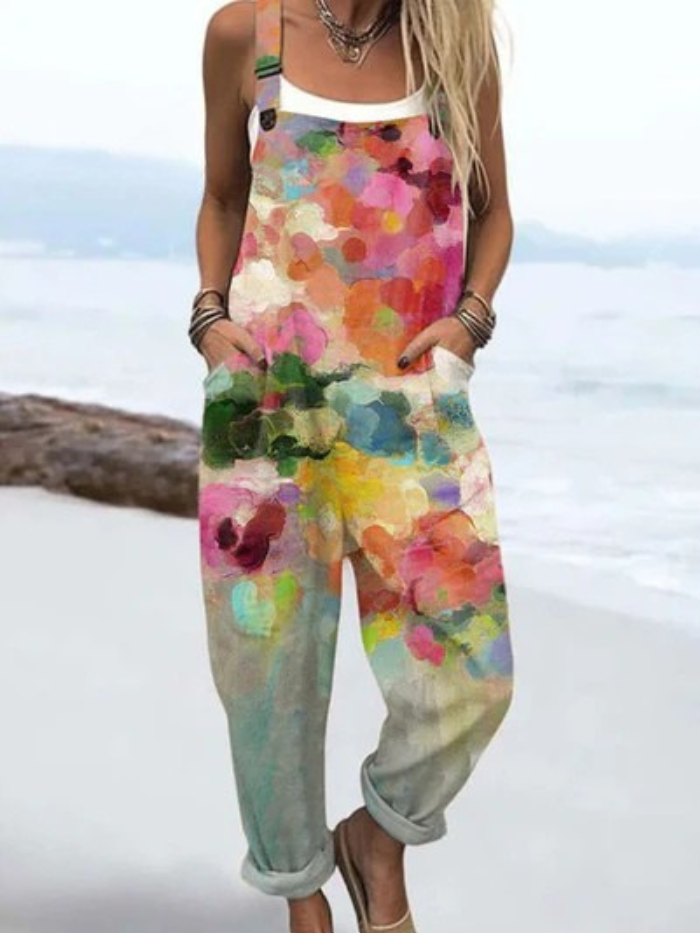 Beatrice™ – Artistic Cotton Overalls