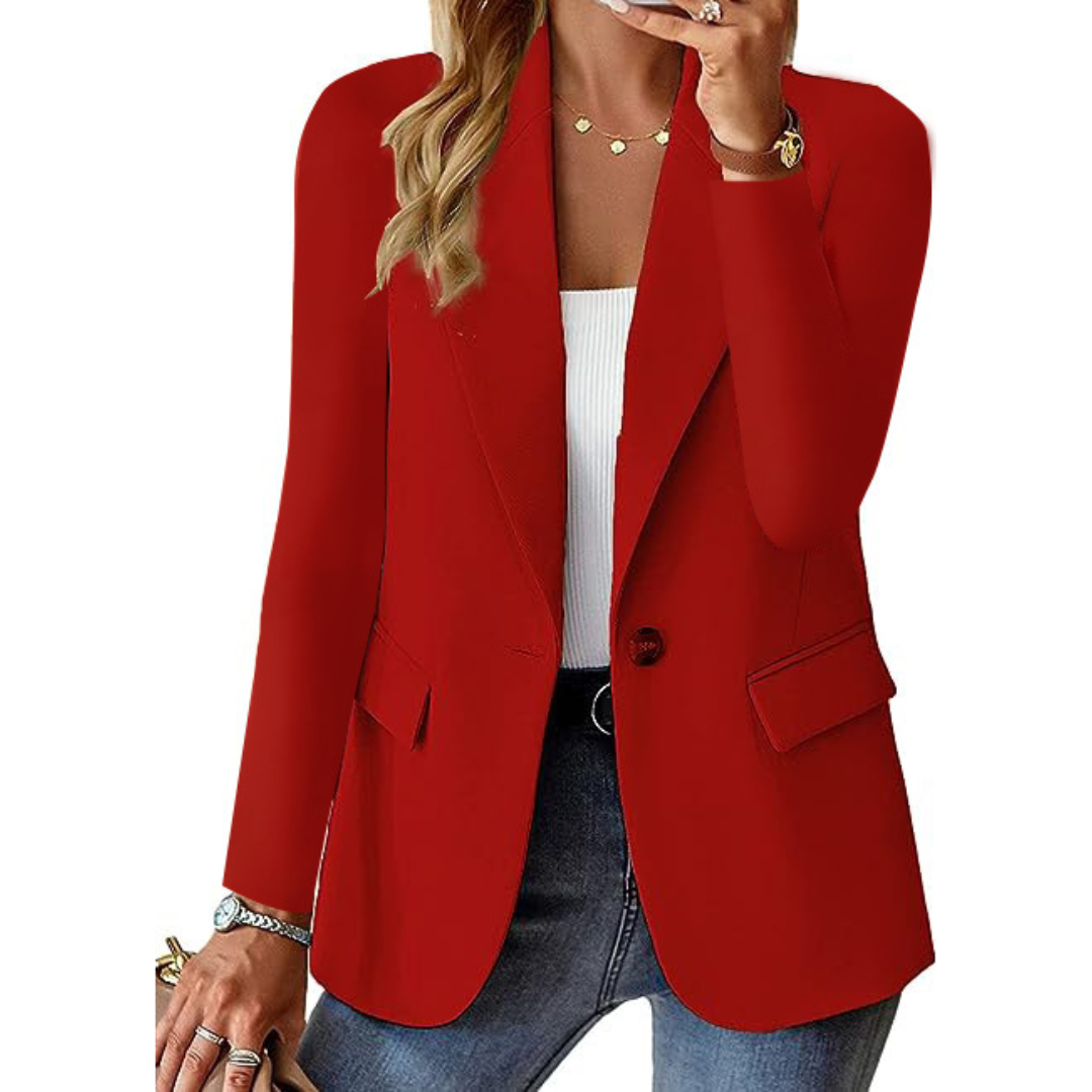 WW | Blazer with lapel collar Long sleeves