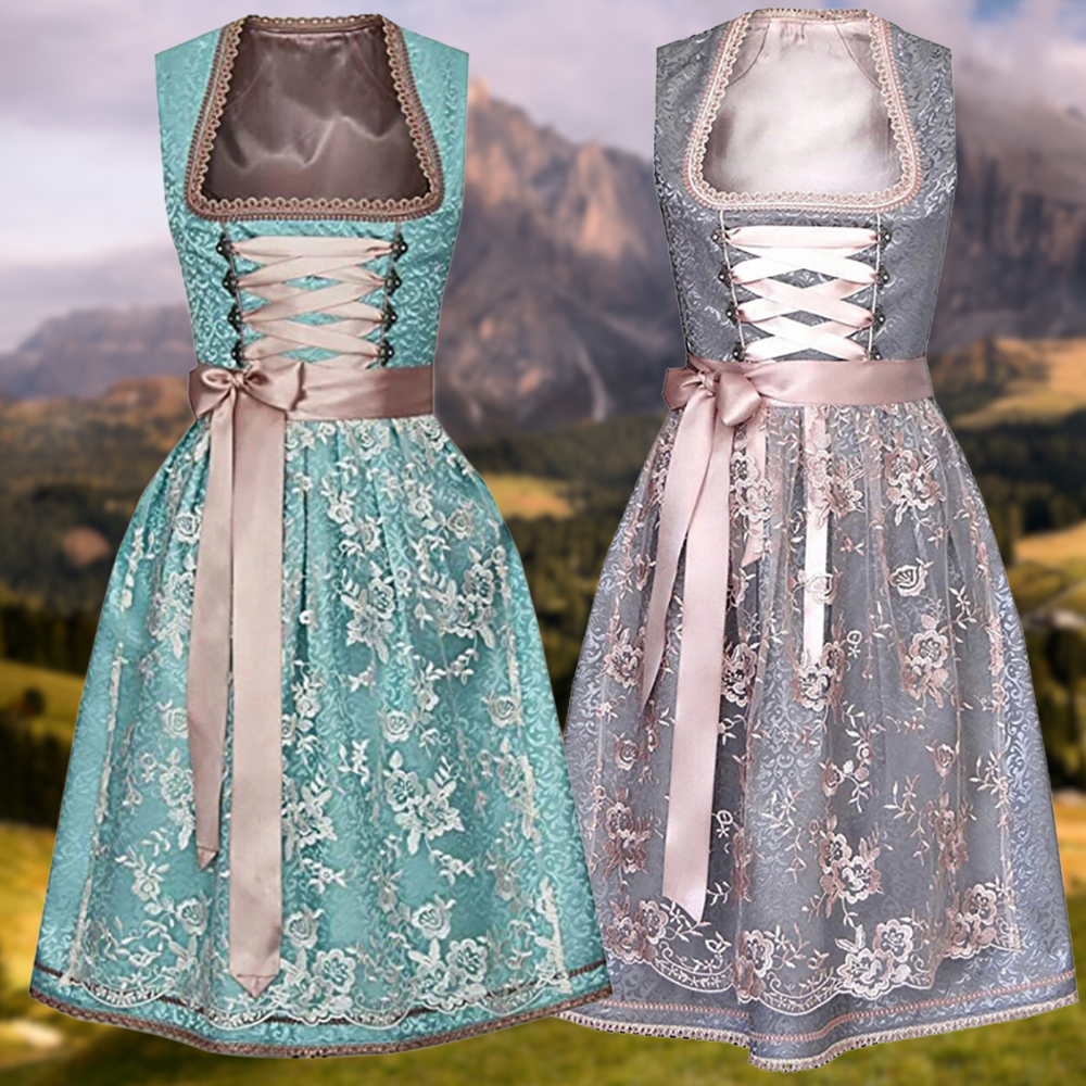 WW | Einzigartiges Traditionelles Frauenkostüm Mit Schürze Und Bluse