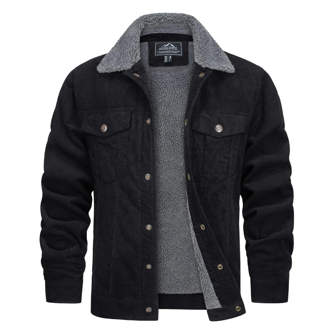 WW | Warme Winterjacke für Herren Knöpfen