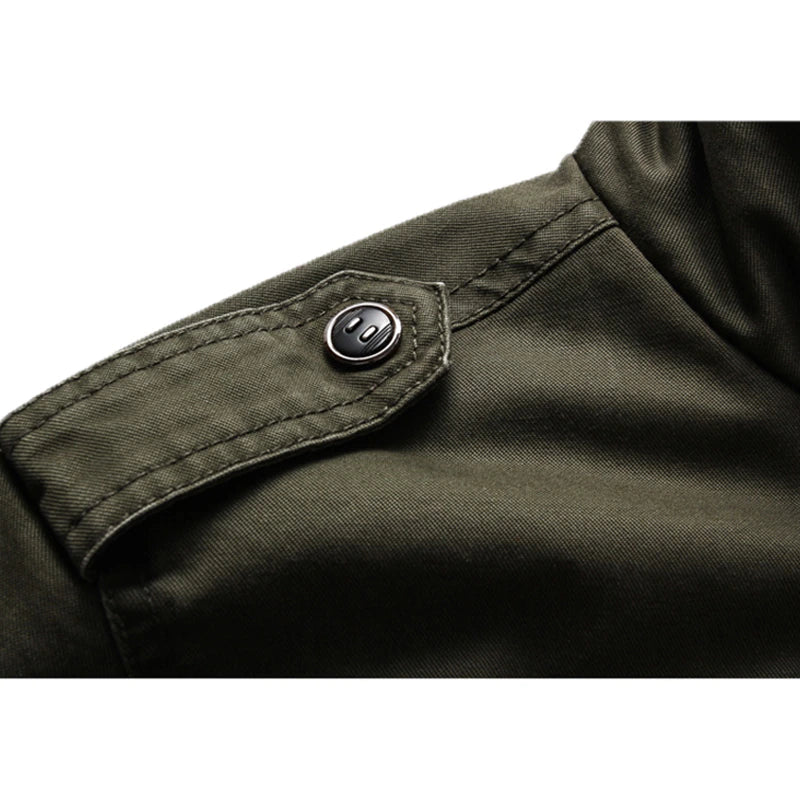WW | Bikerjacke mit langen Ärmeln für Herren Reißverschluss
