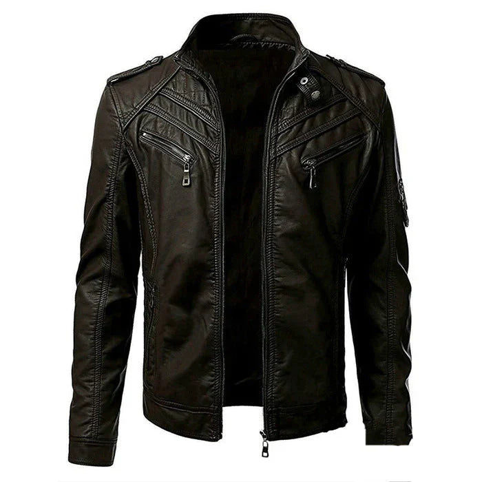 WW | Elegante und hochwertige Motorradjacke für Männer Mit mehreren Taschen