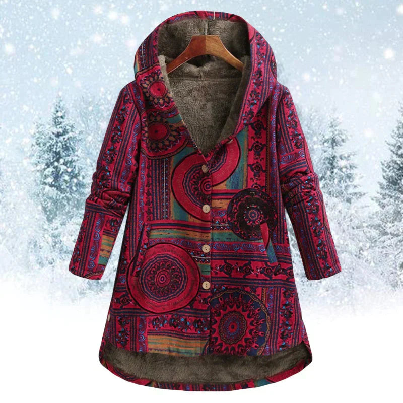 WW | Elegant Boho Winter Coat with Hood