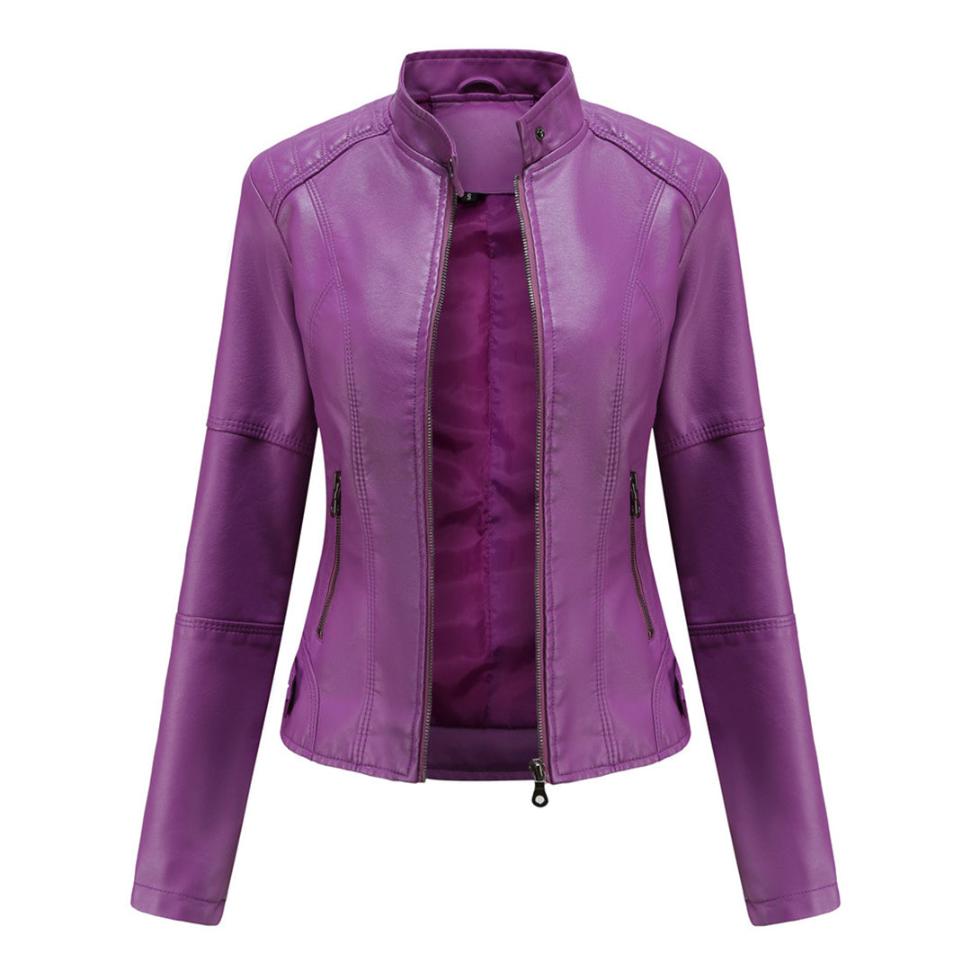 WW | Damen Schlanke Passform Jacke - Stehkragen