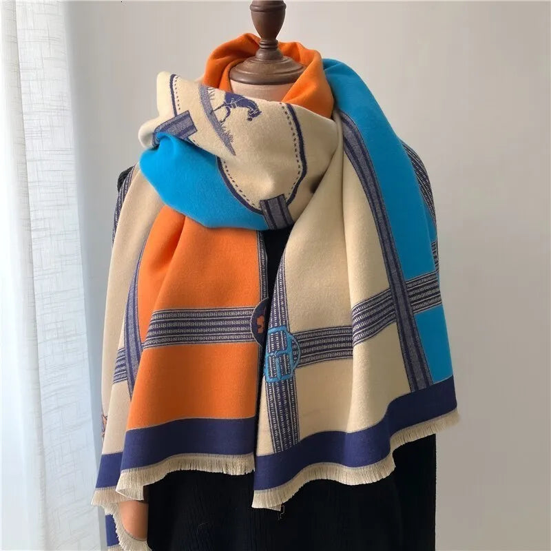 WW | Scarf - elegant women's oversized wrap