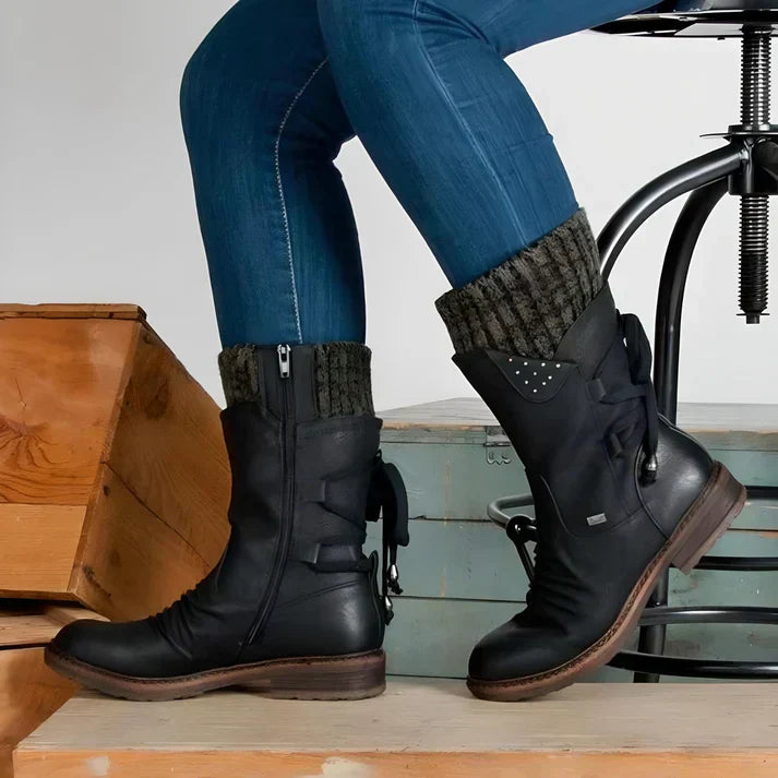 WW | Elegante Lederstiefel für Damen