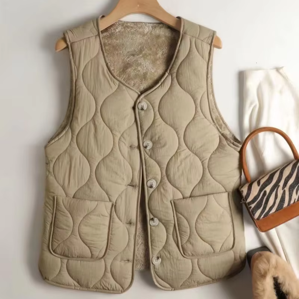 RP | Reversible Fleece Button Vest
