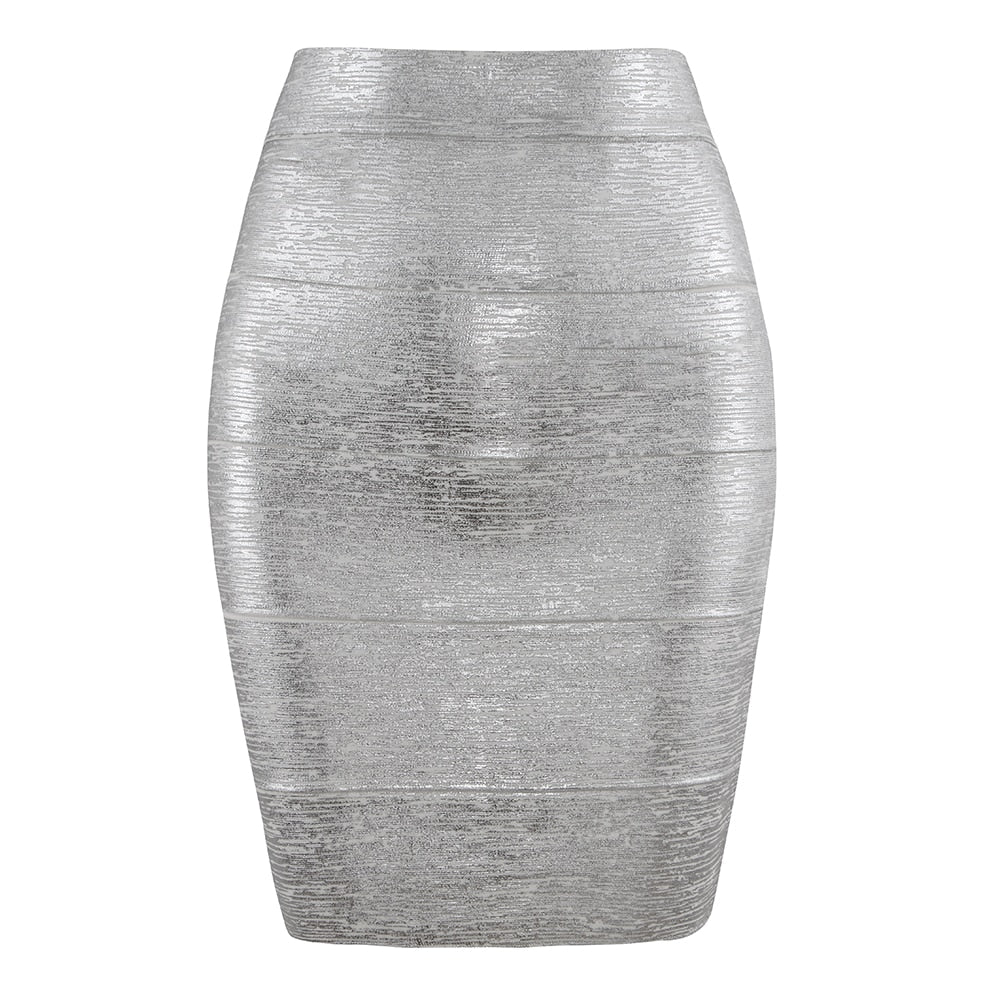 WW | Glitter & Gold Pencil Skirt