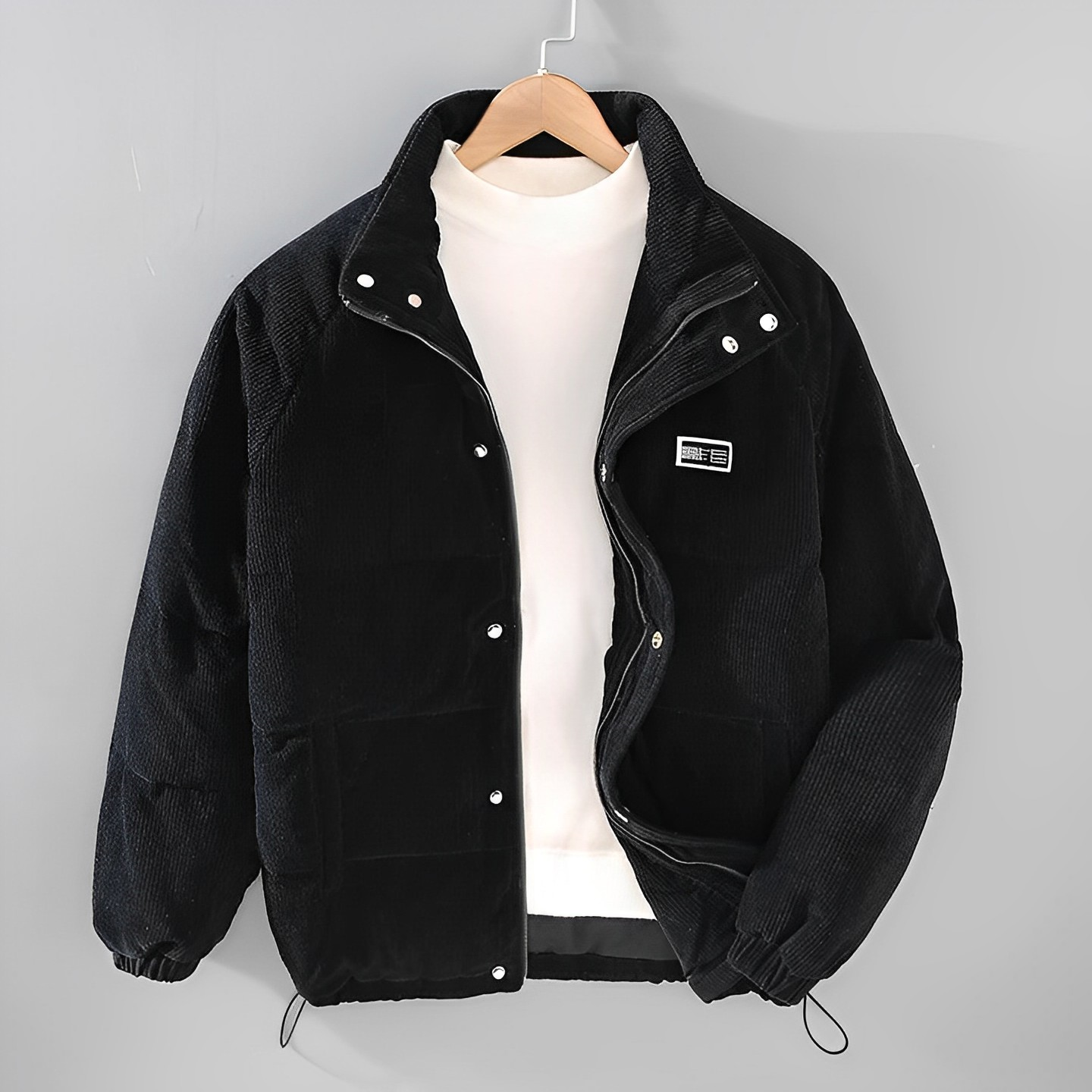 WW | Corduroy Zip Puffer Jacket