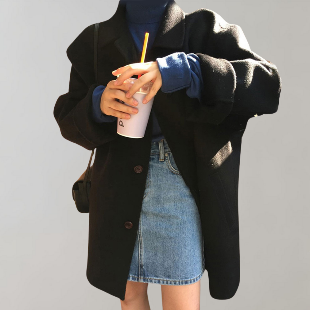 WW | Wolltrenchcoat mit Lockerer Passform für Damen