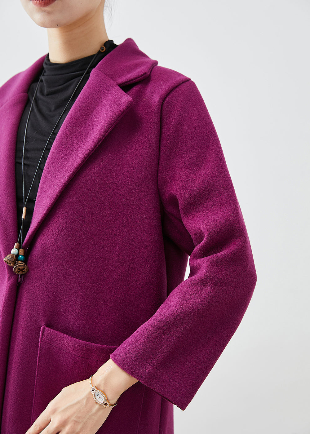 WW | Lavender Oversized Wool Coats