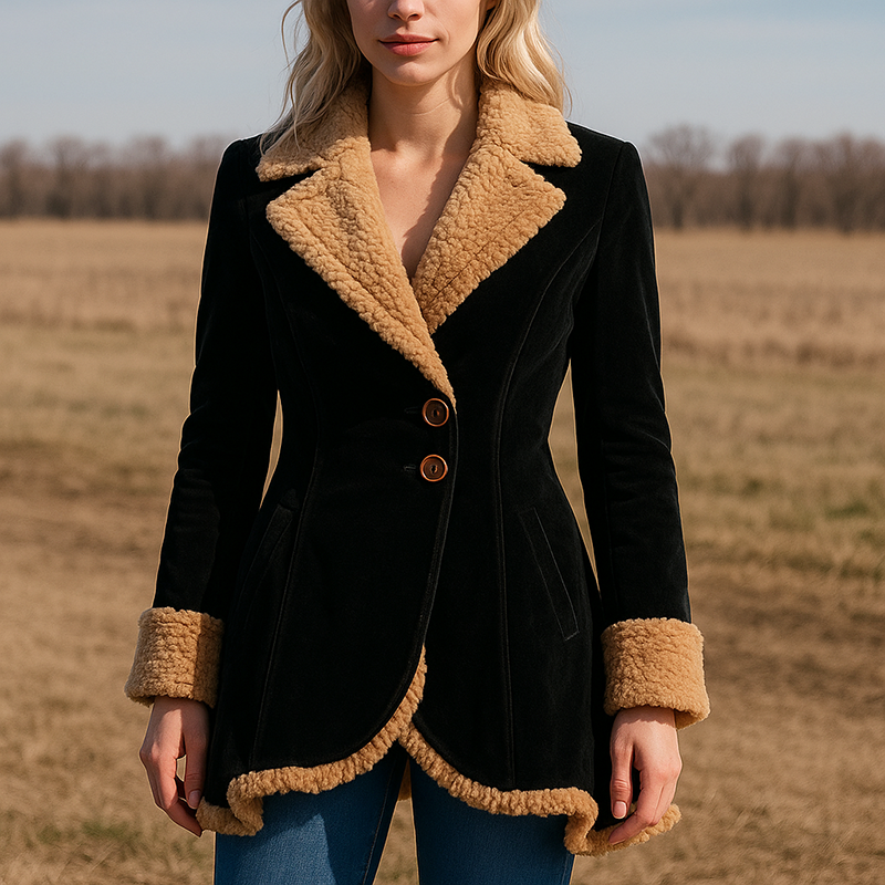 WW | Tailored Coat - Faux Fur Trim Button-Front Coat