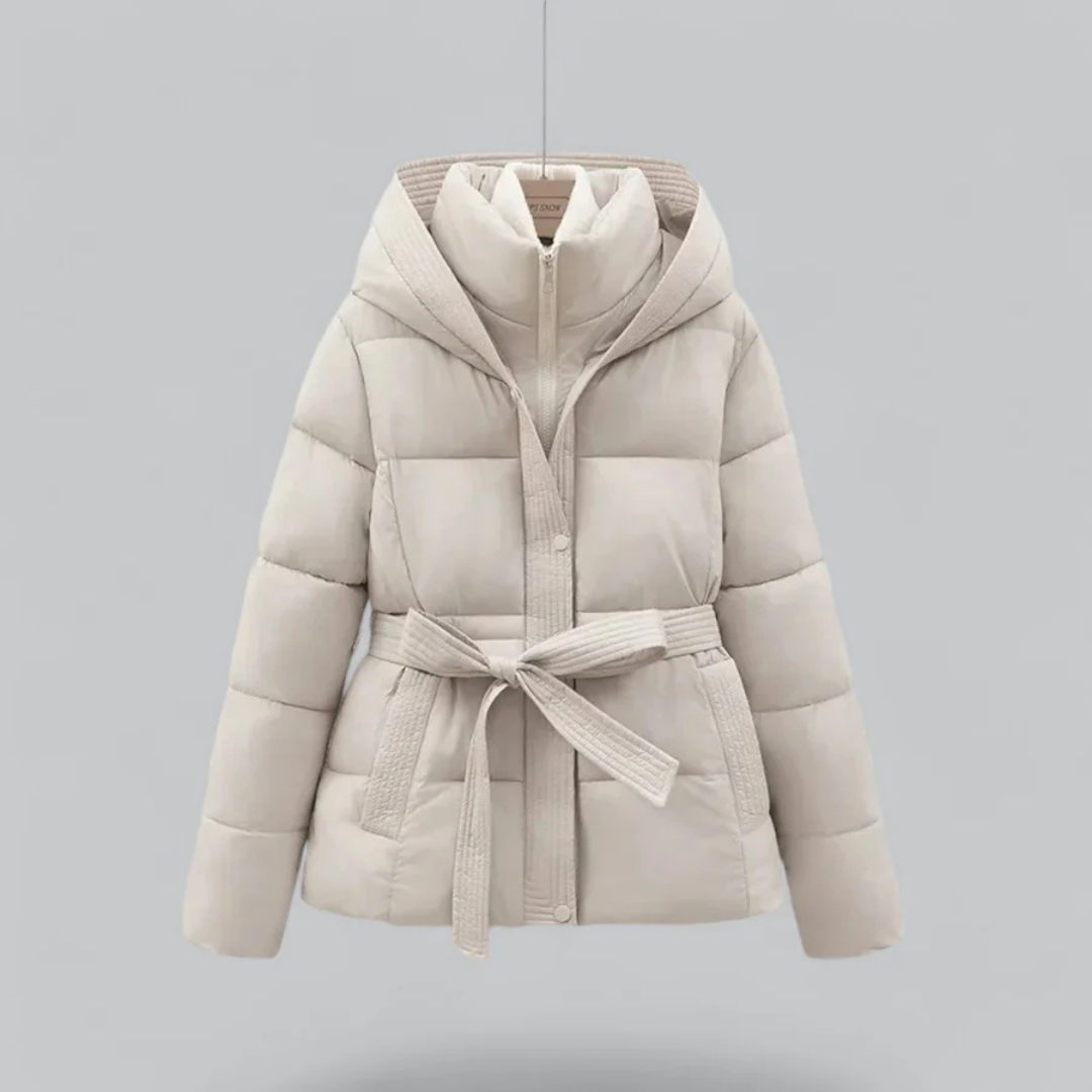 WW | Warm Hem Hooded Puffer Jacket for Women's Winter Style